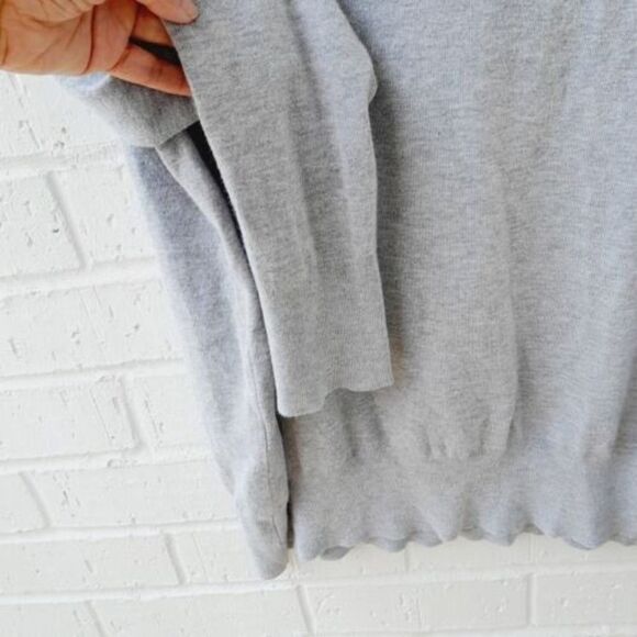 LANE BRYANT Double V-neck Pullover Contemporary Transitional Sweater sz: 18/20 - Picture 4 of 8